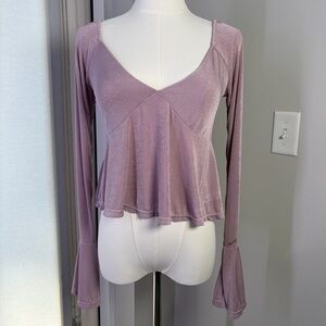 Intimately Free People Babydoll Flare Sleeve Top